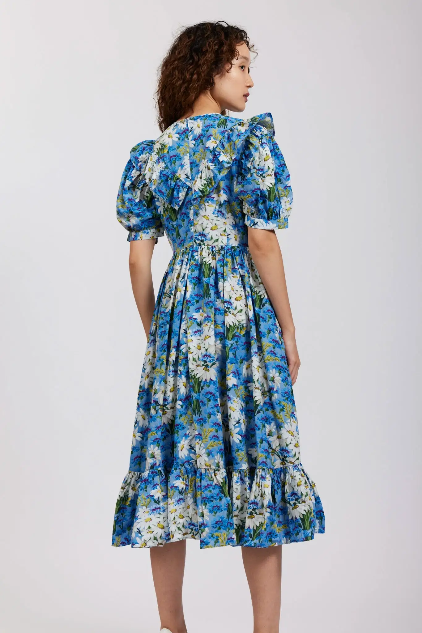 Laura Ashley x Batsheva May Dress in Mirfield