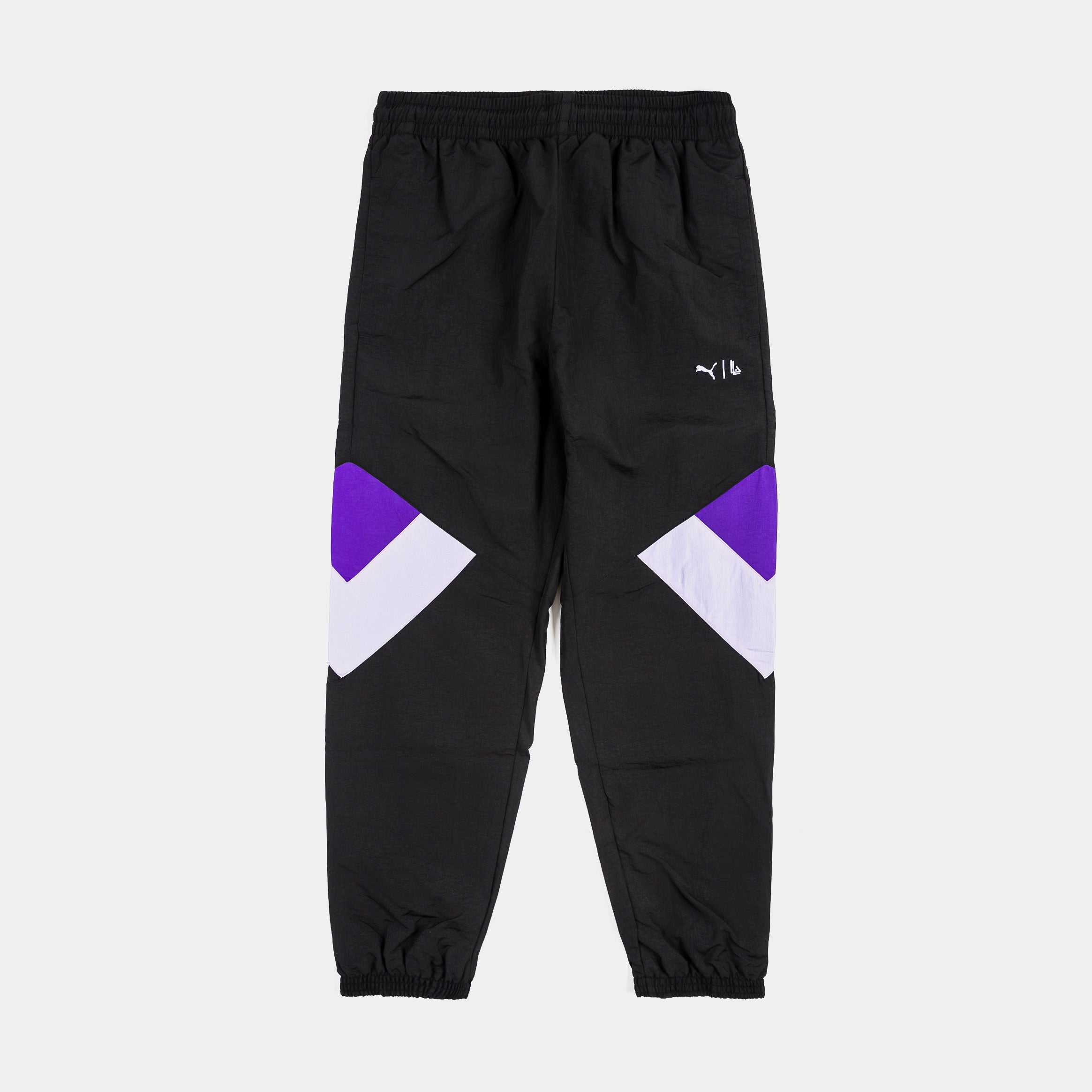 Lauren London Track Womens Pants (Black/Purple)