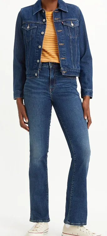 Levi`s 725 High Rise Bootcut Blue Wave