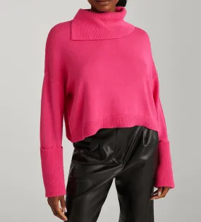 LILY SPLIT TURTLENECK SWEATER