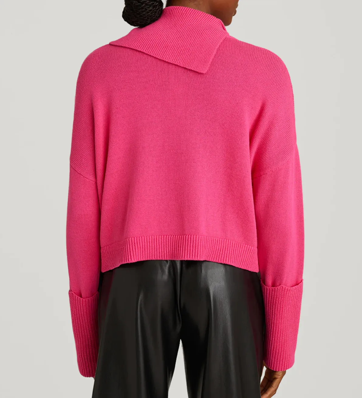 LILY SPLIT TURTLENECK SWEATER