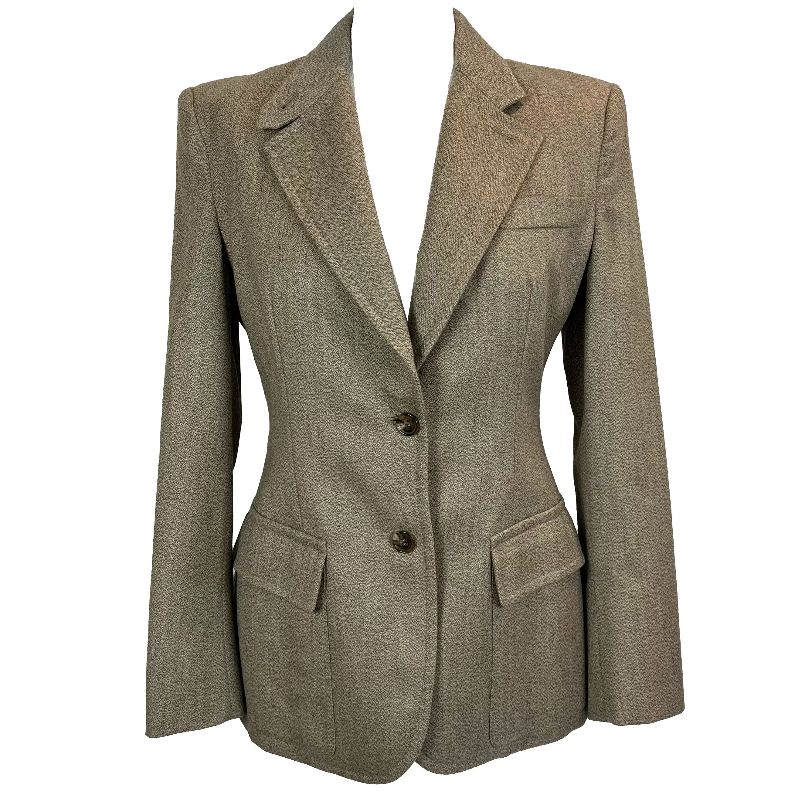 Loro Piana 3000 Beige Marl Cashmere Jacket M