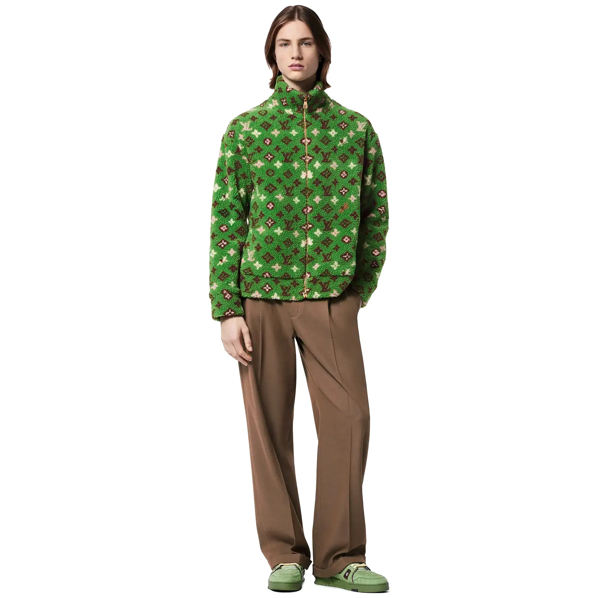 Louis Vuitton By Tyler The Creator Monogram Blouson Green Fleece