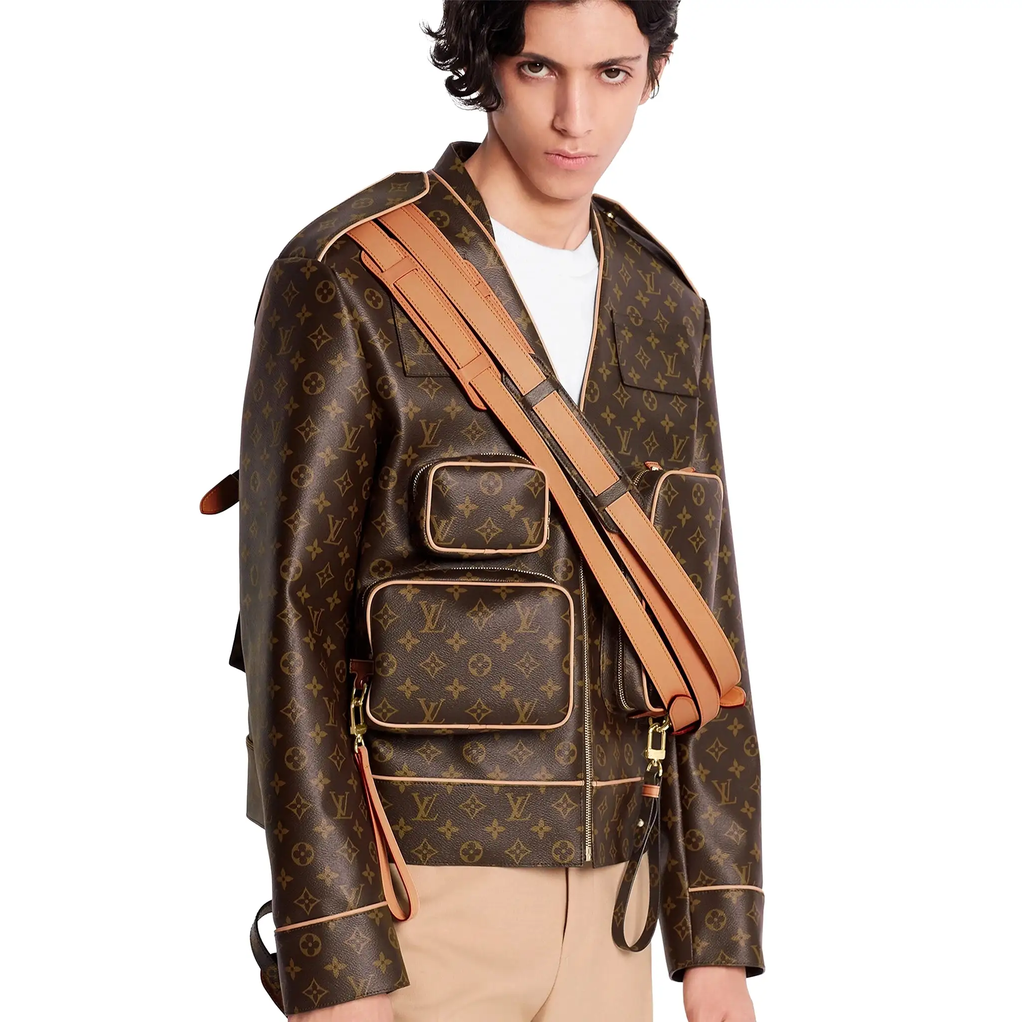 Louis Vuitton LV Monogram Admiral Brown Jacket