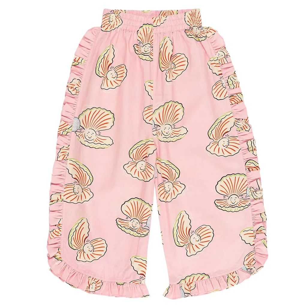 Maison Mangostan Child Oyster Pants Pink