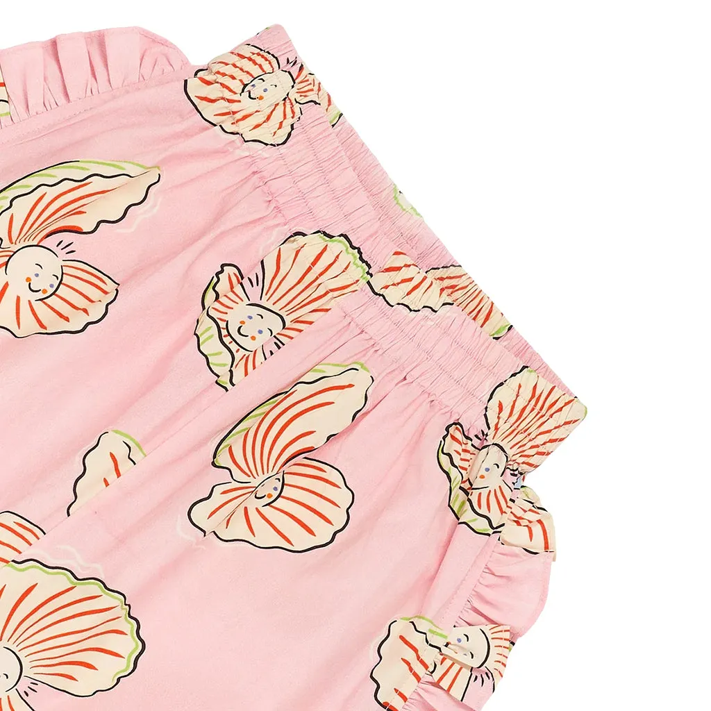 Maison Mangostan Child Oyster Pants Pink