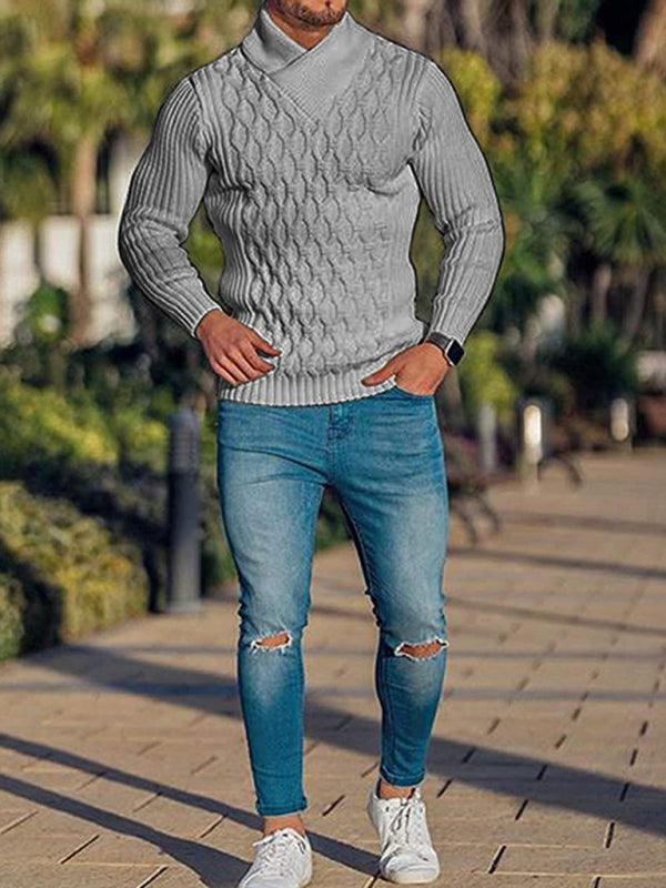 Men Turtleneck Pullover Sweater