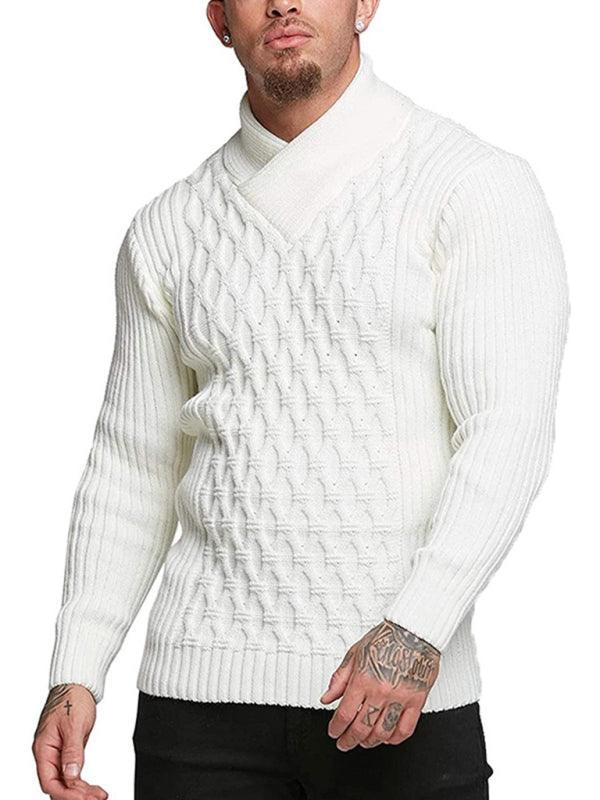 Men Turtleneck Pullover Sweater