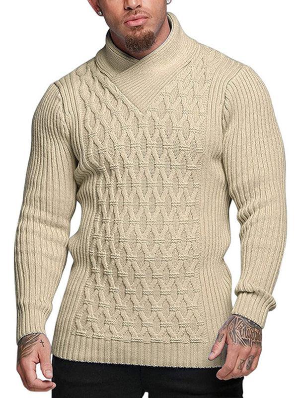 Men Turtleneck Pullover Sweater