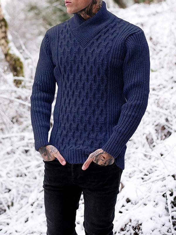 Men Turtleneck Pullover Sweater