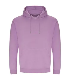 Mens organic hoodie lavender Awdis