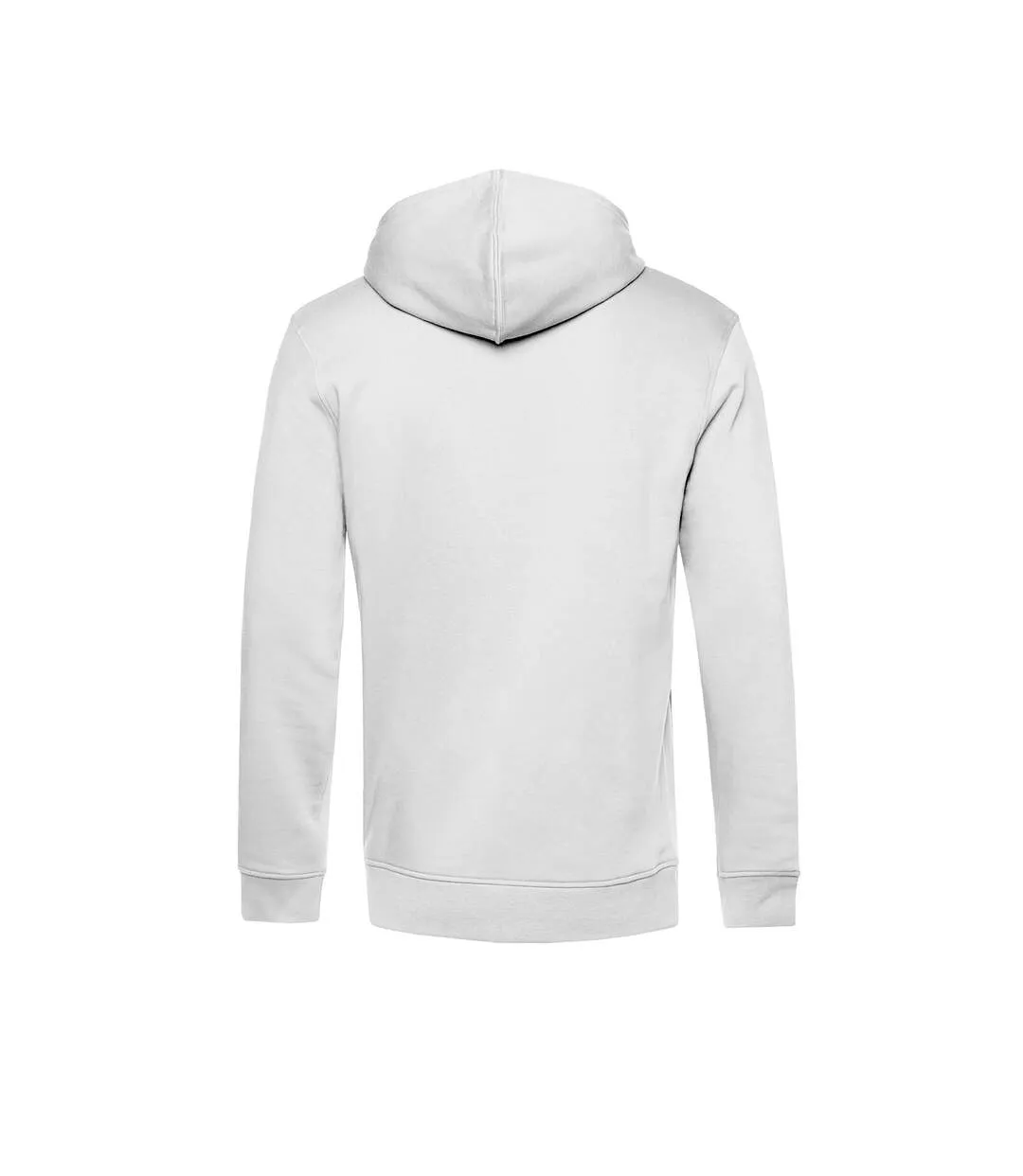 Mens organic hoodie white B&C