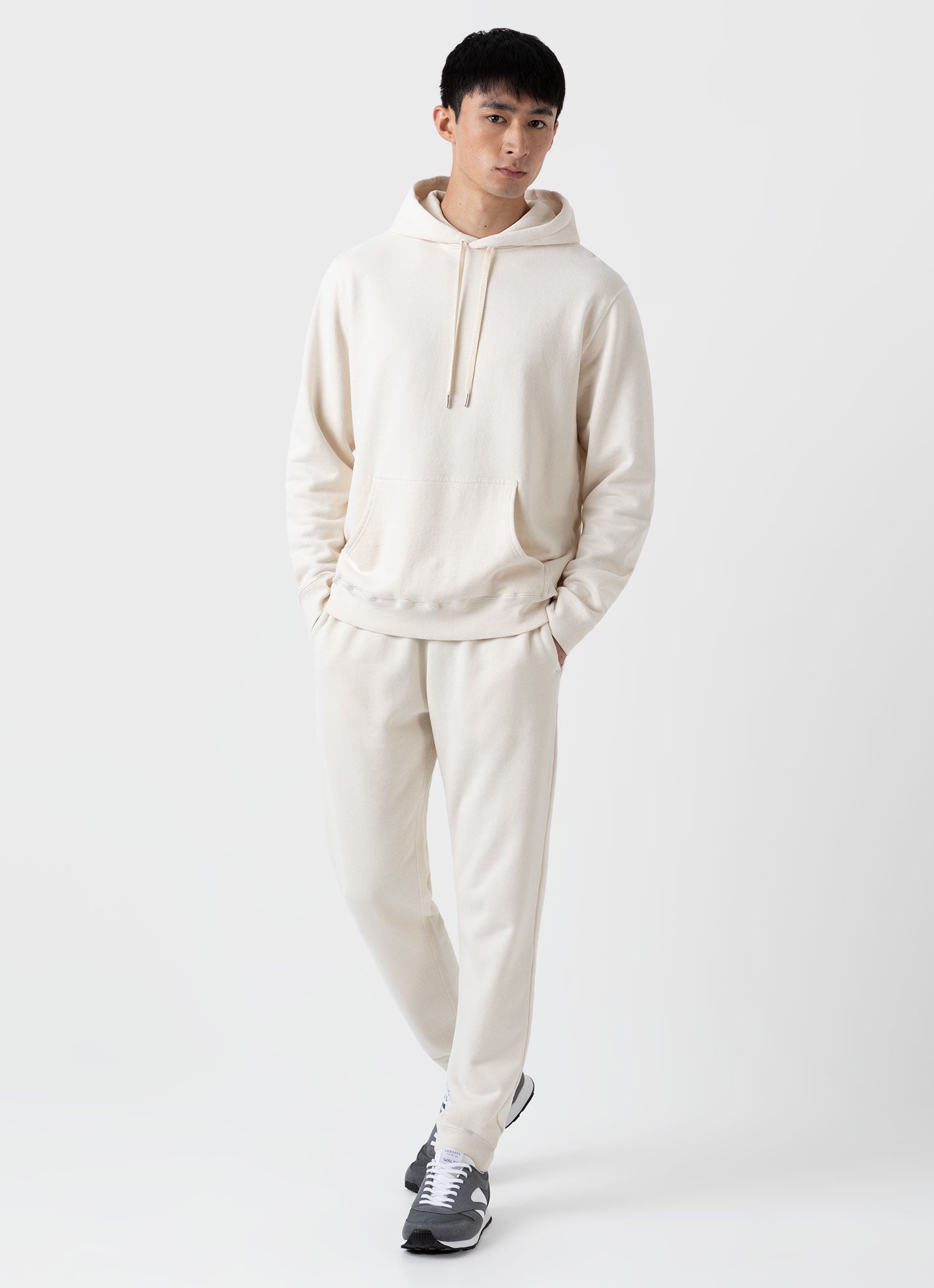 Men's Undyed Loopback Hoodie in Undyed