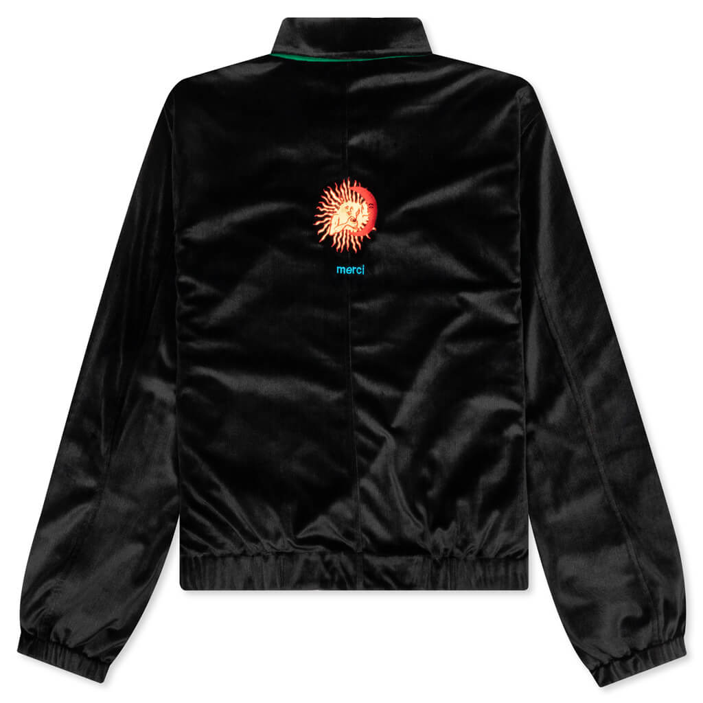 Merci Velour Jacket - Black