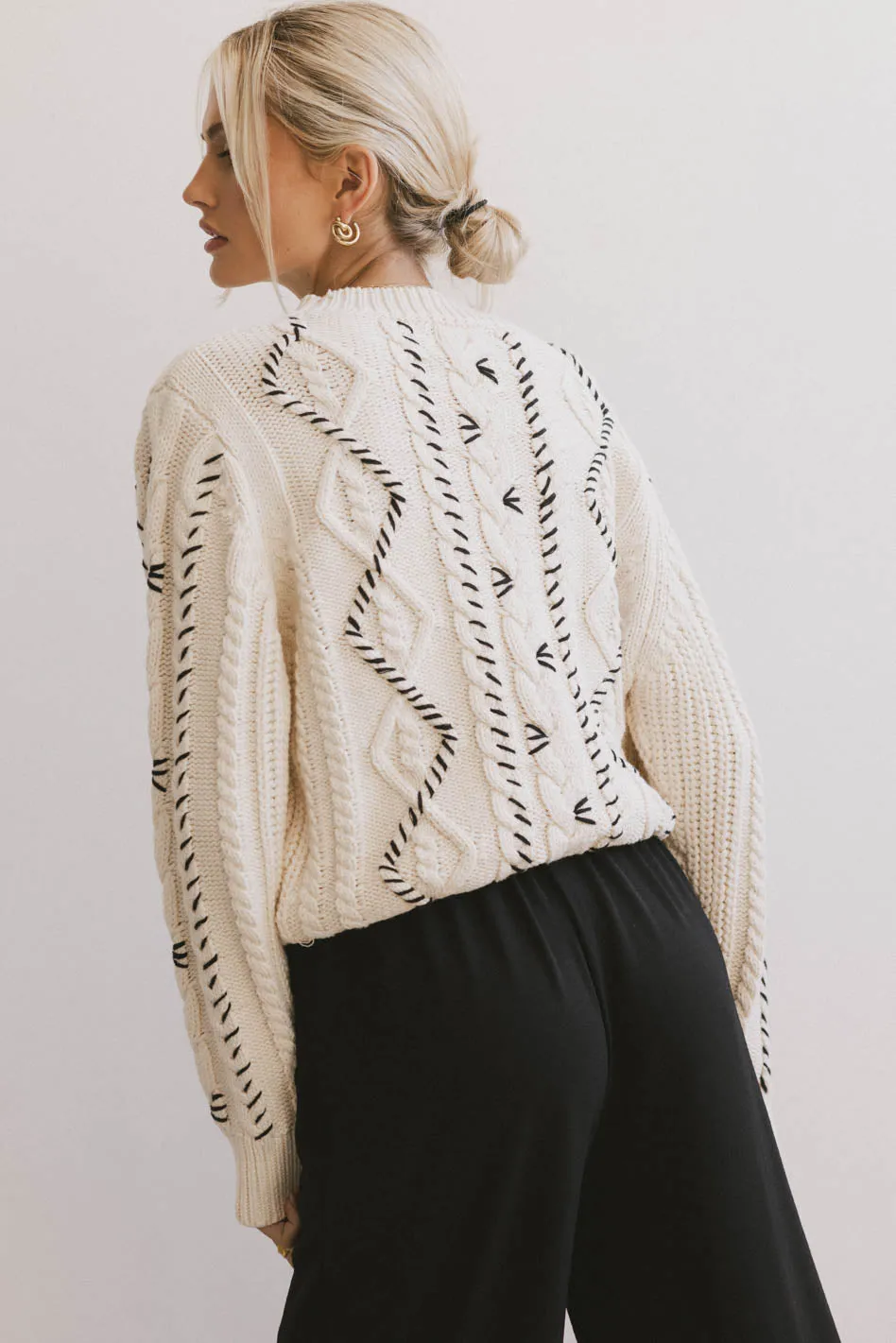 Milani Cable Knit Sweater