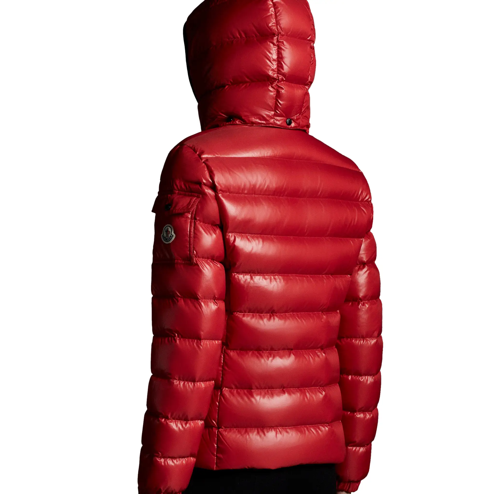 Moncler Bady Short Down Jacket Red