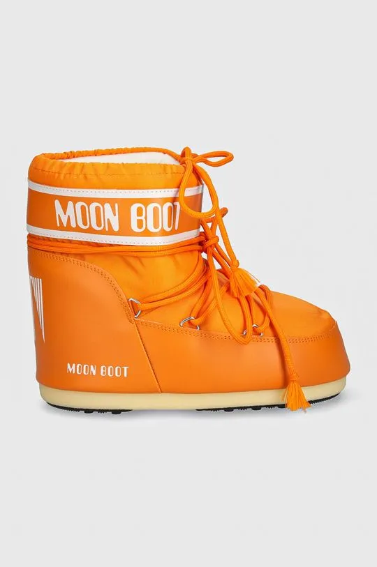 Moon Boot snow boots MB ICON LOW NYLON orange color 80D1409340 C001