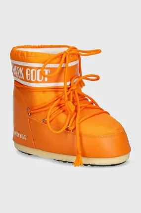 Moon Boot snow boots MB ICON LOW NYLON orange color 80D1409340 C001