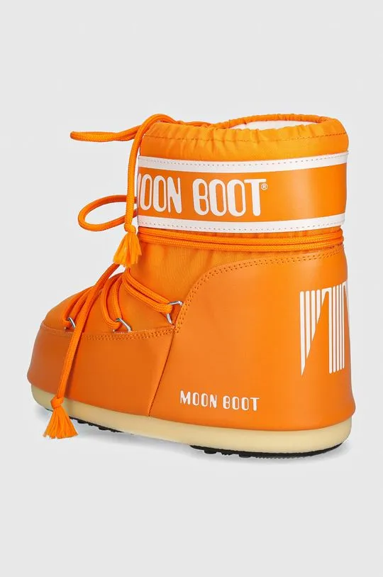 Moon Boot snow boots MB ICON LOW NYLON orange color 80D1409340 C001