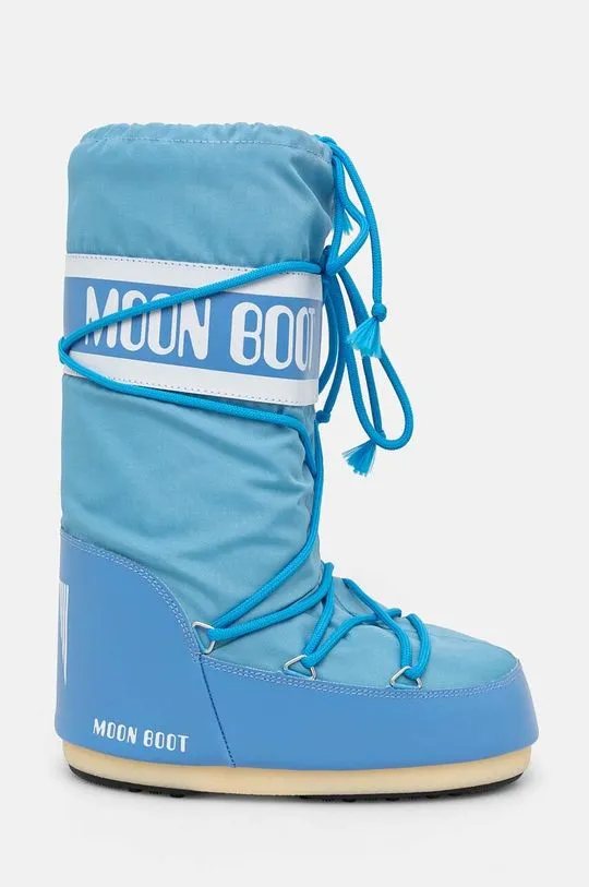 Moon Boot snow boots MB ICON NYLON blue color 80D1400440 F004