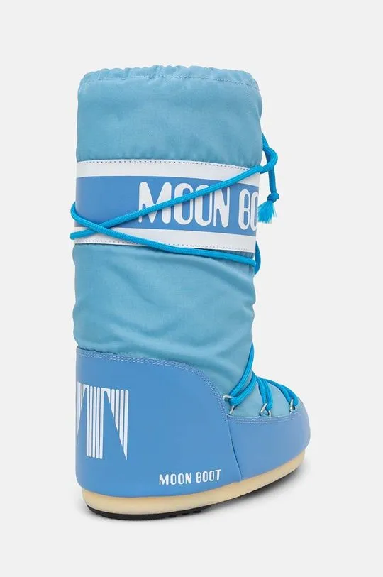 Moon Boot snow boots MB ICON NYLON blue color 80D1400440 F004