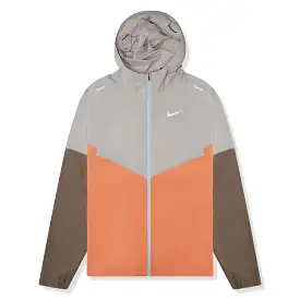 Nike Repel Packable Orange Brown Windrunner Jacket