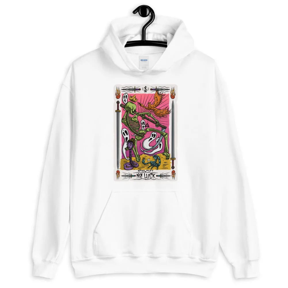 NO LUCK 'TAROT CARD' (Unisex Hoodie)