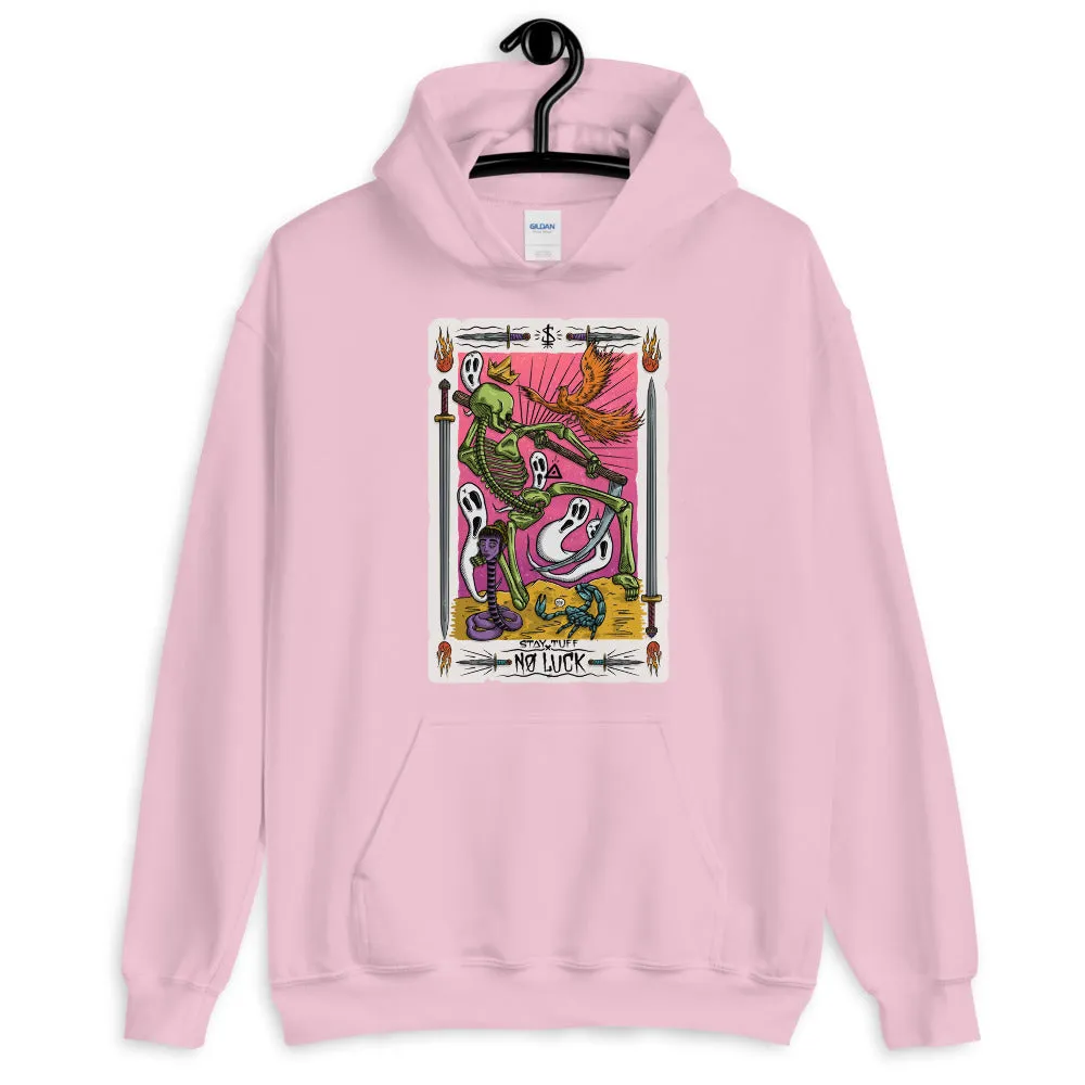 NO LUCK 'TAROT CARD' (Unisex Hoodie)