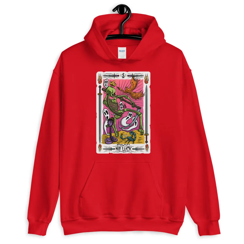 NO LUCK 'TAROT CARD' (Unisex Hoodie)