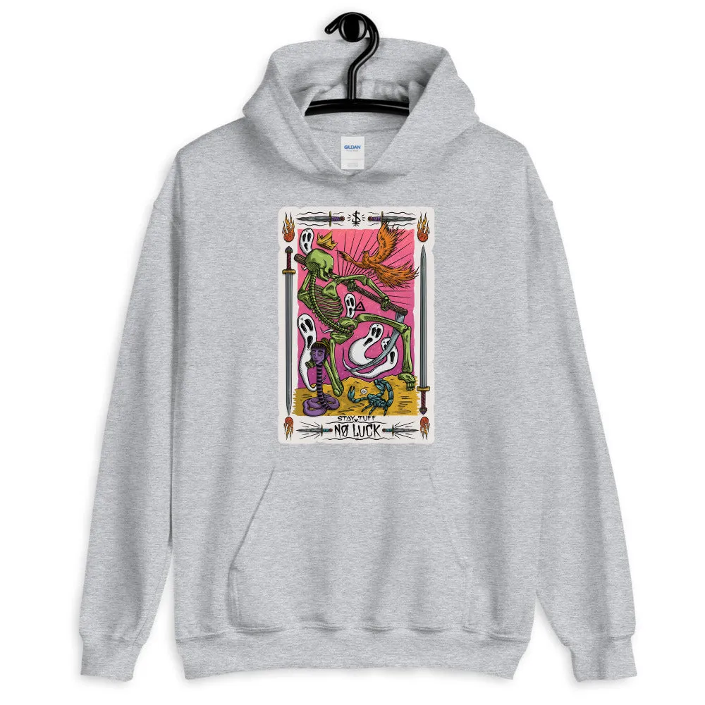 NO LUCK 'TAROT CARD' (Unisex Hoodie)