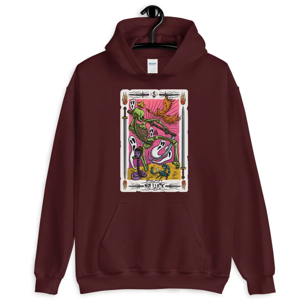 NO LUCK 'TAROT CARD' (Unisex Hoodie)