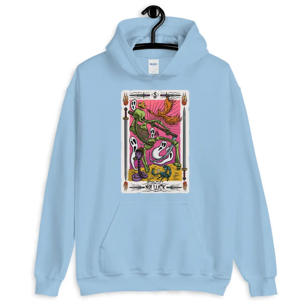 NO LUCK 'TAROT CARD' (Unisex Hoodie)