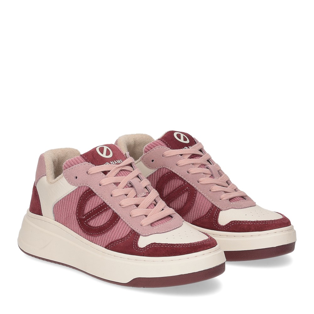 No Name Bridget sneaker burgundy pink - Al Siletto | Al Siletto