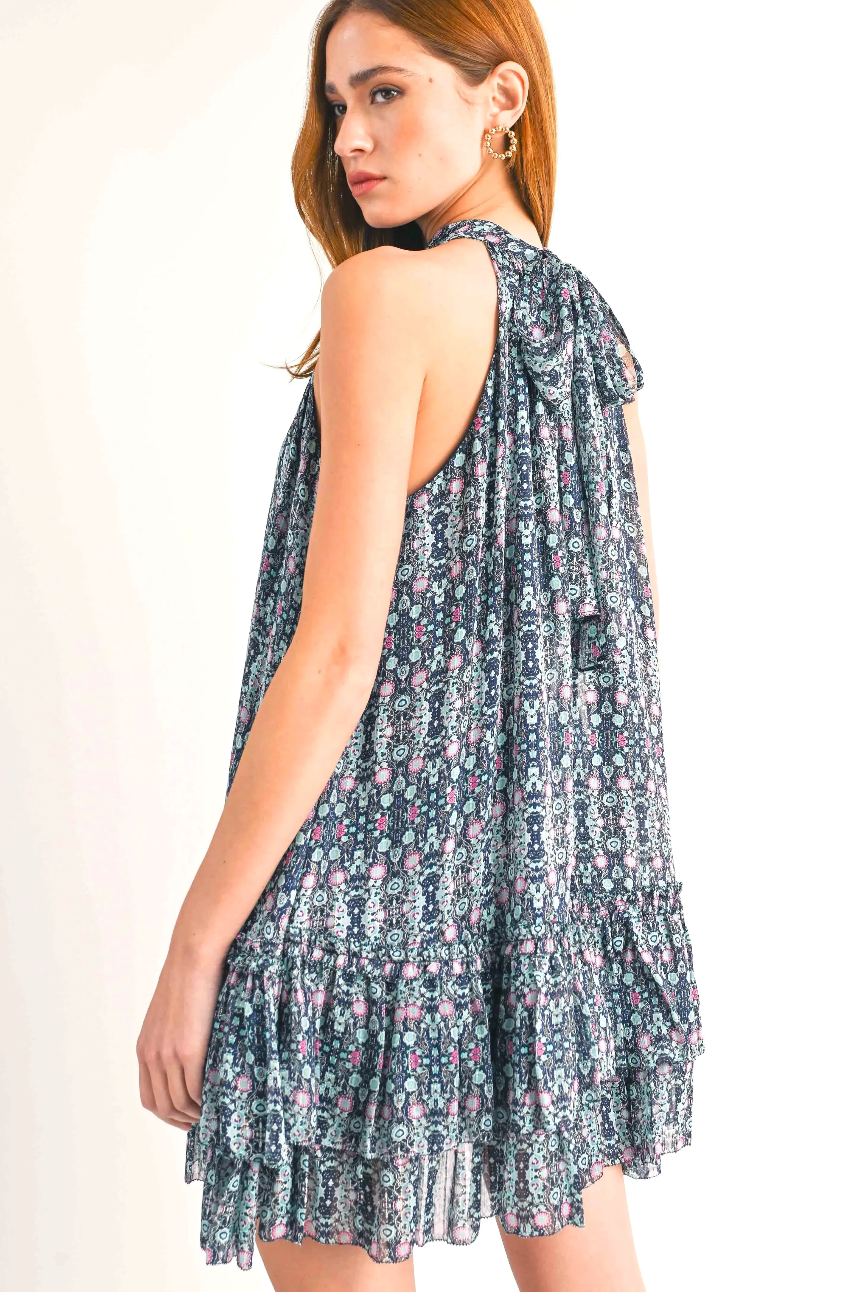 Paisley Halter Dress