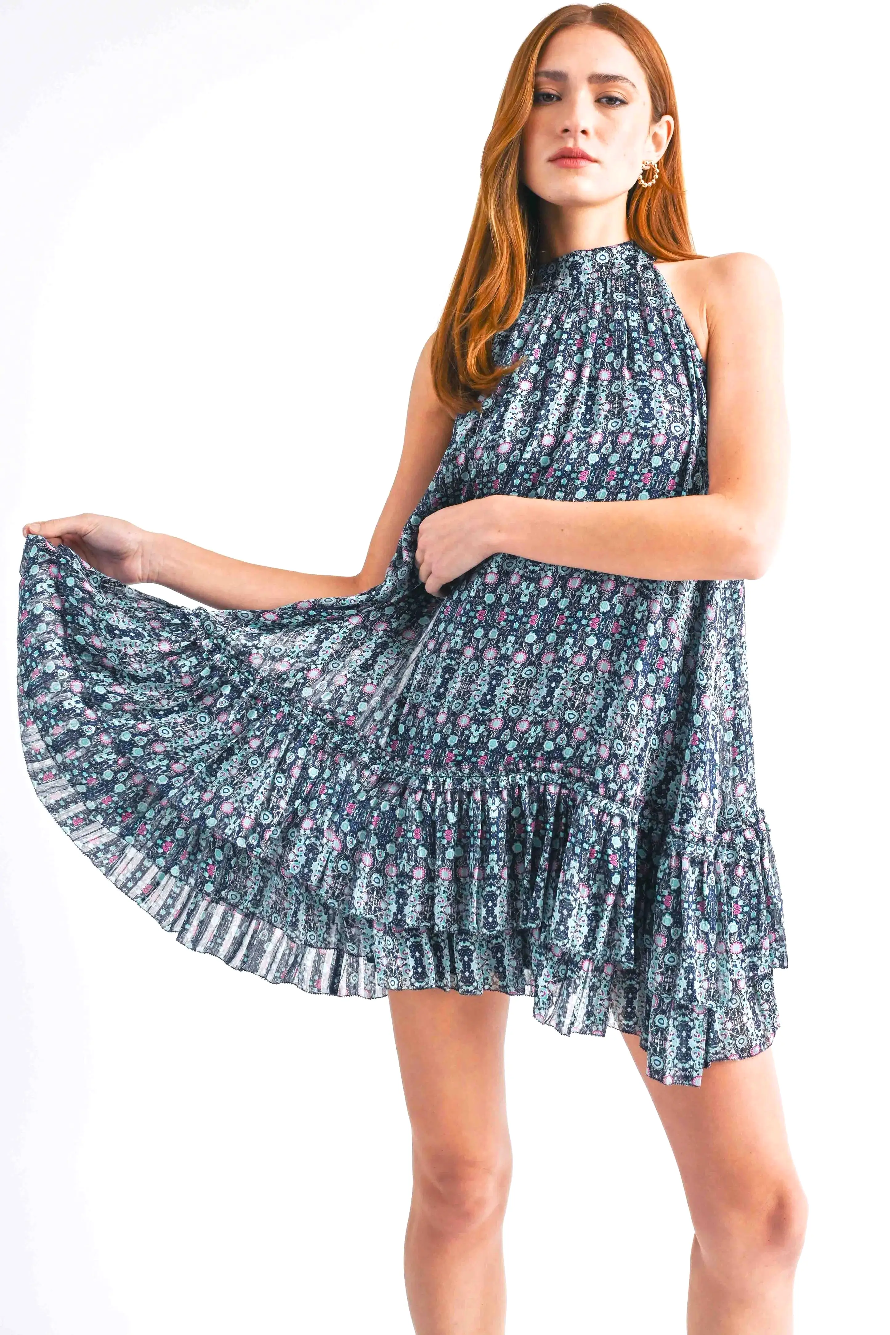 Paisley Halter Dress