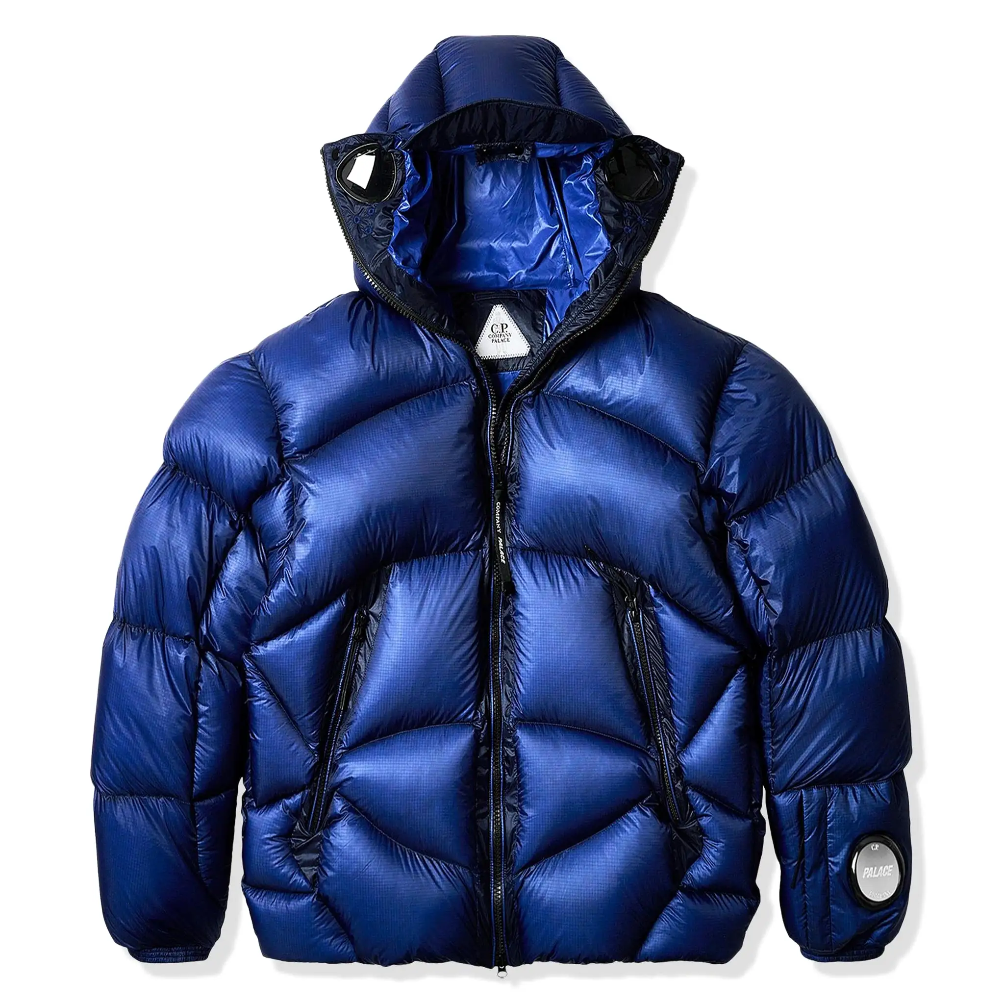 Palace x CP Company Bright Cobalt Puffer Jacket