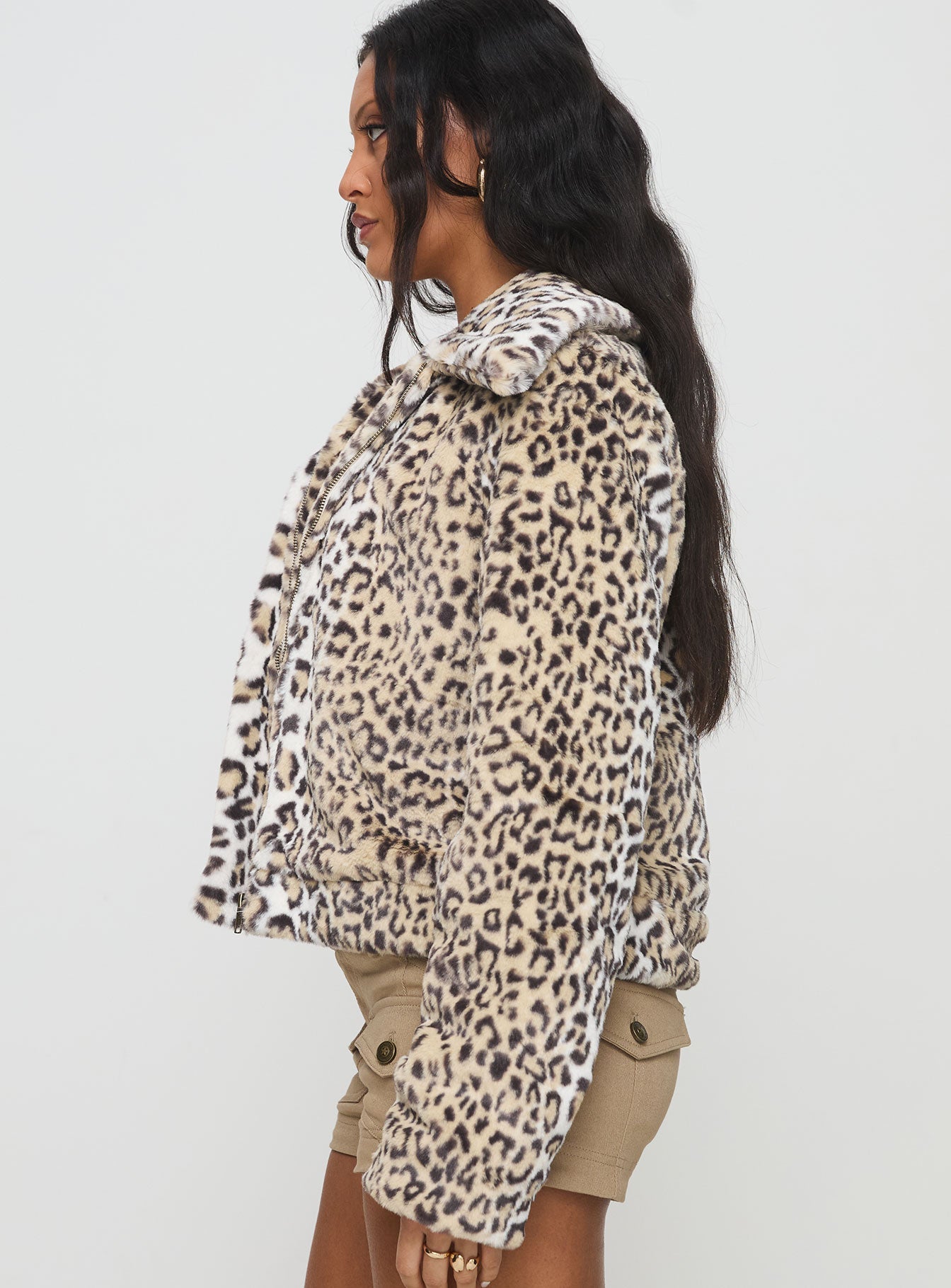 Popstar Jacket Cream Cheetah