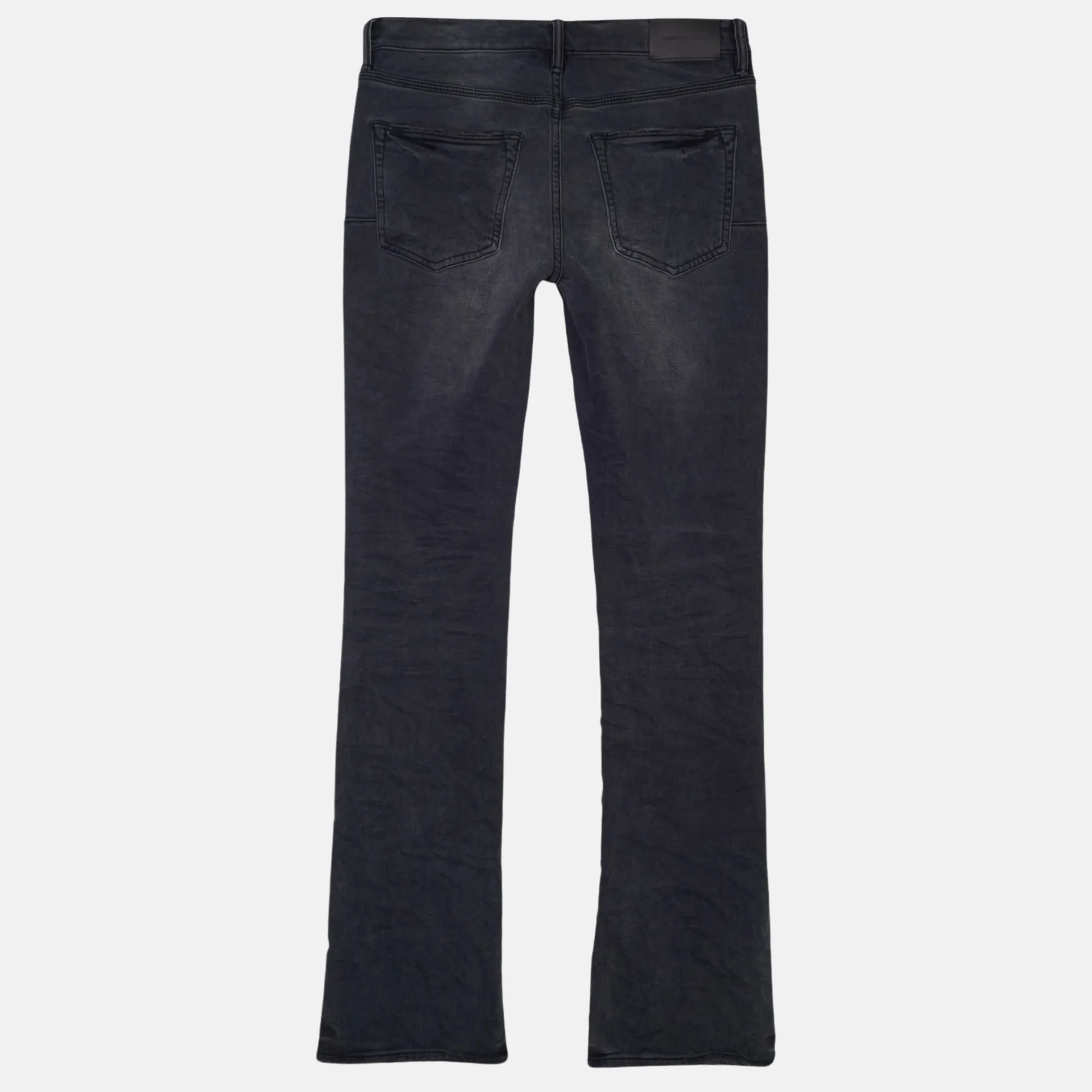 Purple Brand Washed Dark Gray Bootcut Jeans