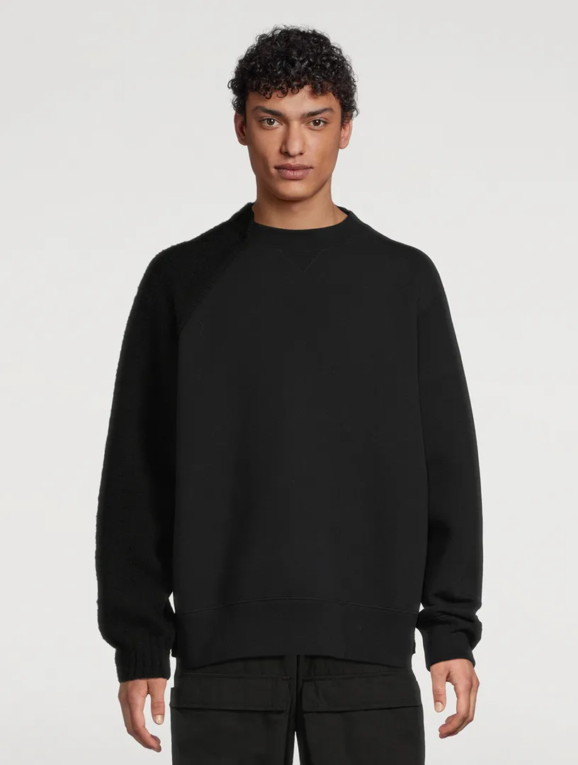 SACAI Panelled Knit Sweater