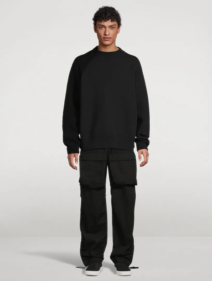 SACAI Panelled Knit Sweater