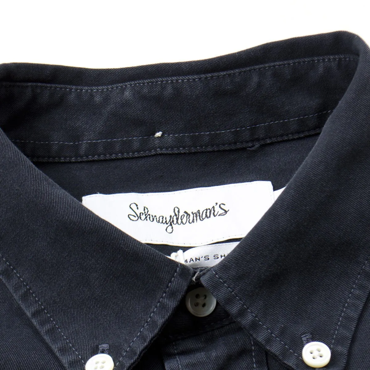 Schnayderman's - Summer Denim Shirt - Charcoal