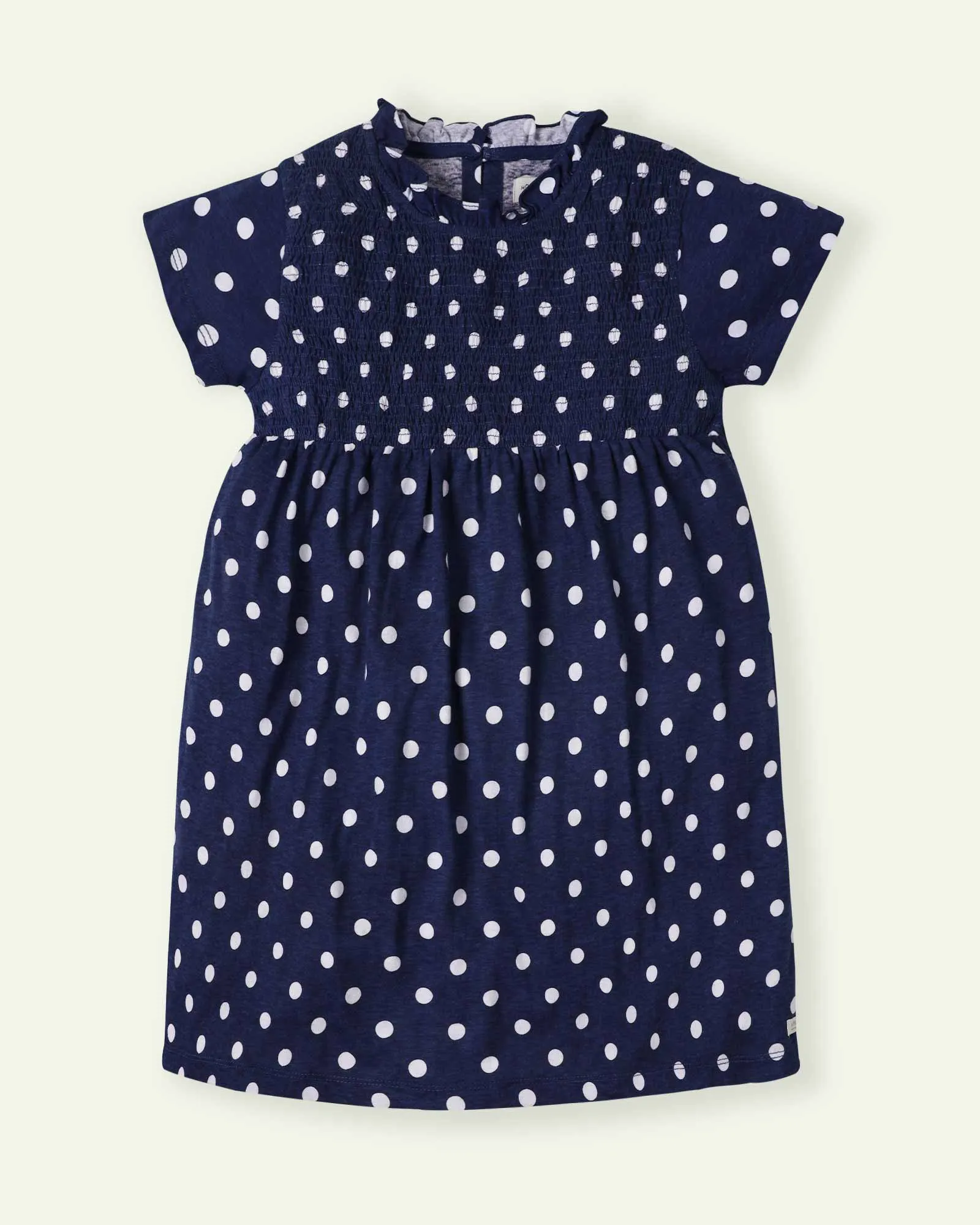 Smocked Polka Dress