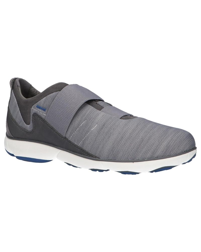 SNEAKERS UOMO U NEBULA A MESH NAPPA GREY U25D7A 01485 C1006