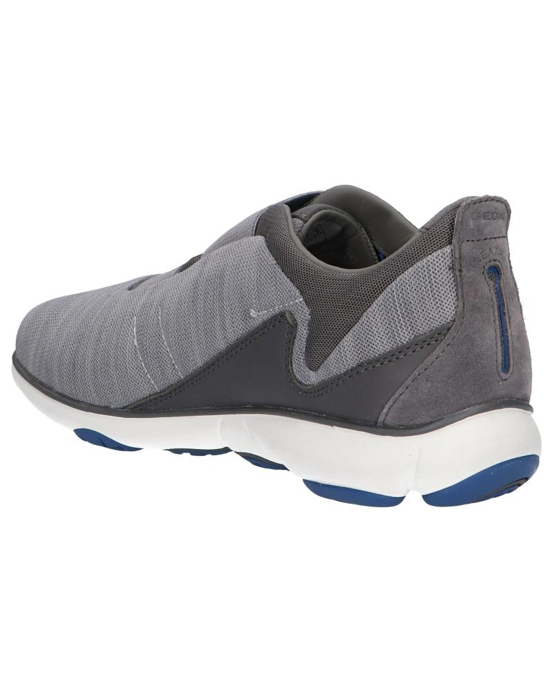 SNEAKERS UOMO U NEBULA A MESH NAPPA GREY U25D7A 01485 C1006