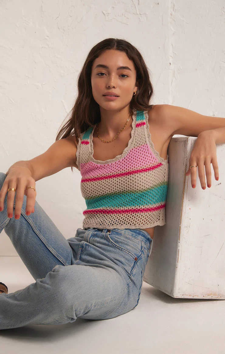 Sol Stripe Sweater Tank