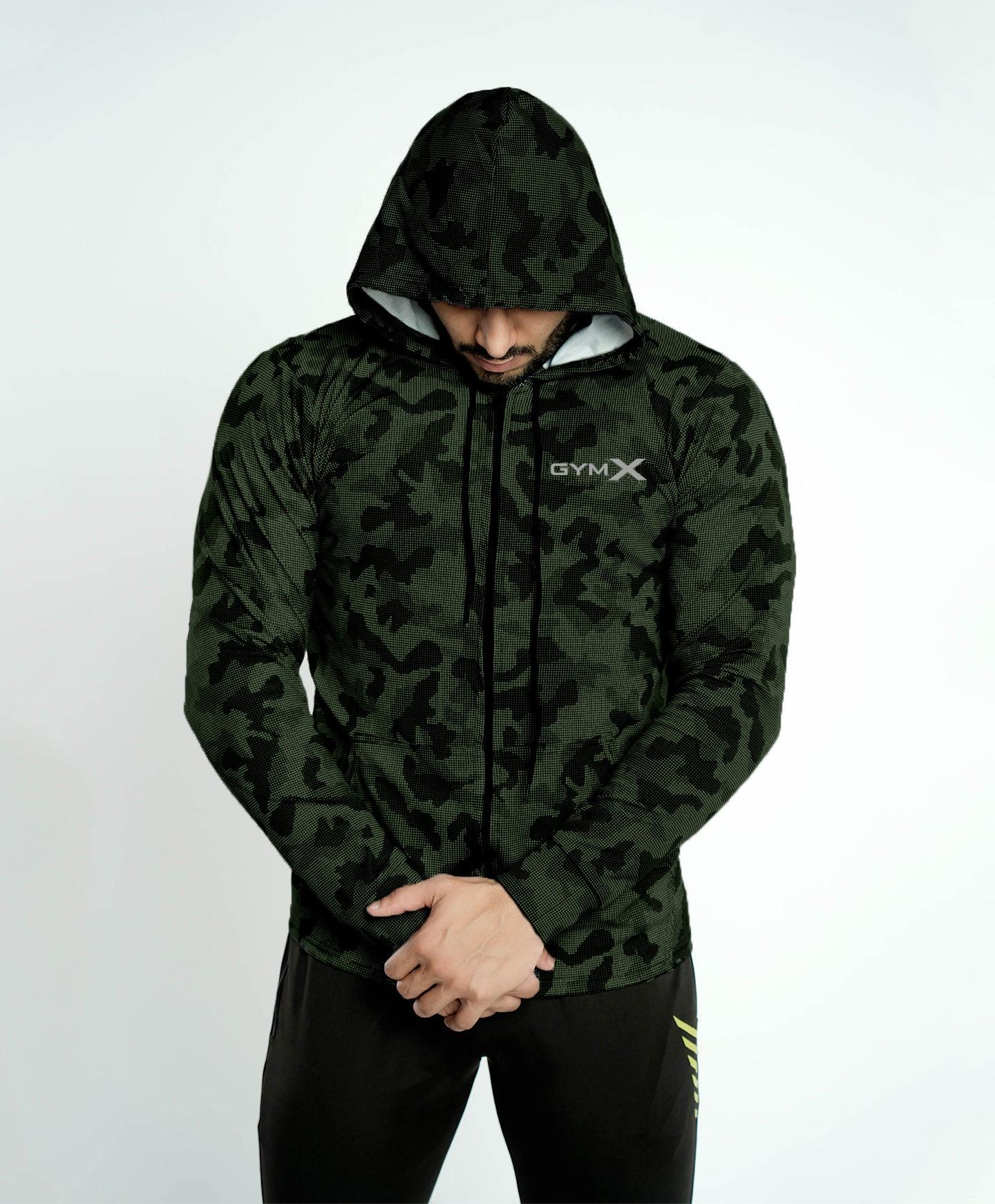 Stealth Green Camo Hoodie