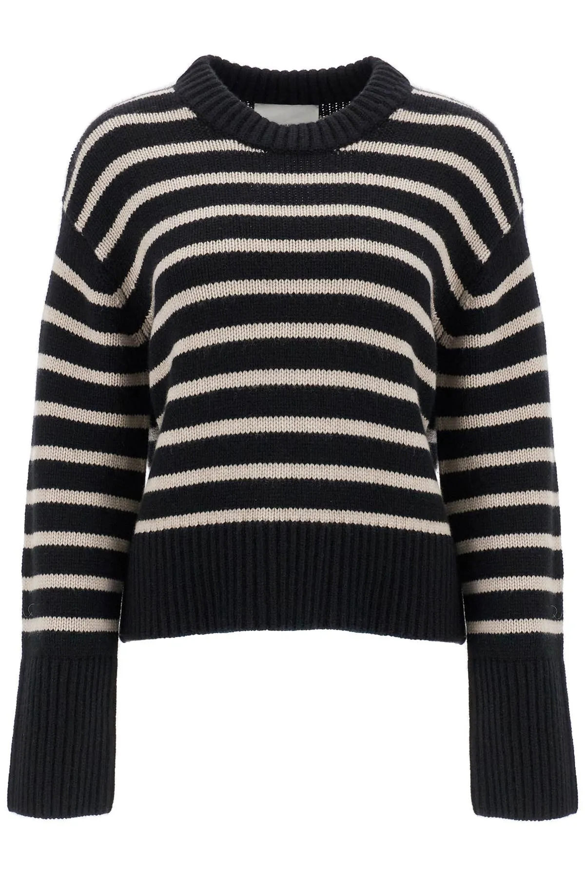 striped cashmere sony pullover sweater