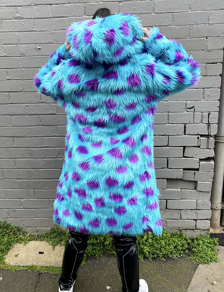 SULLY HOODED FAUX FUR JACKET  MADE 4 U 