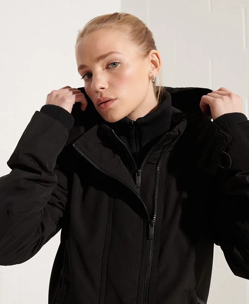 Superdry Womens Ottoman Windcheater Jacket Black