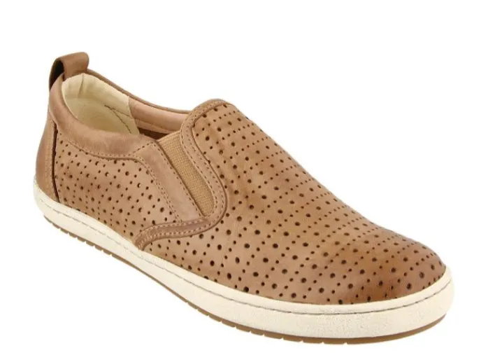 Taos Womens Court Slip-On Sneaker Tan